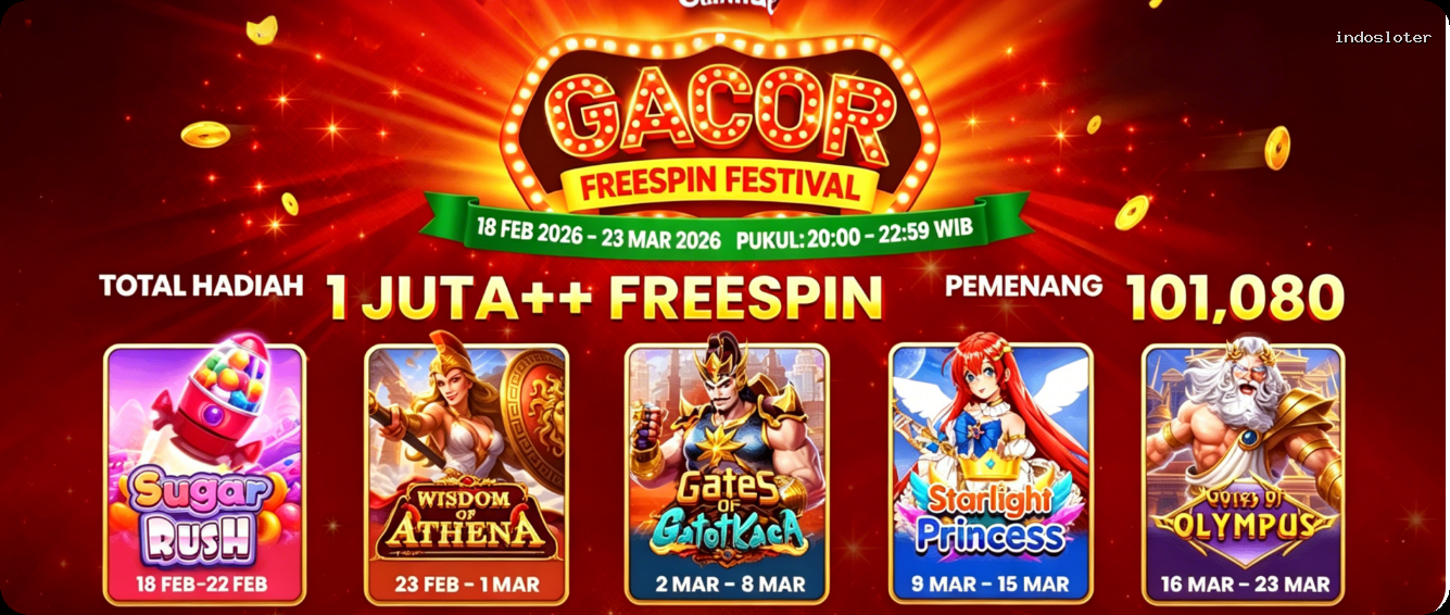 Login indosloter Sekarang Bonus Melimpah